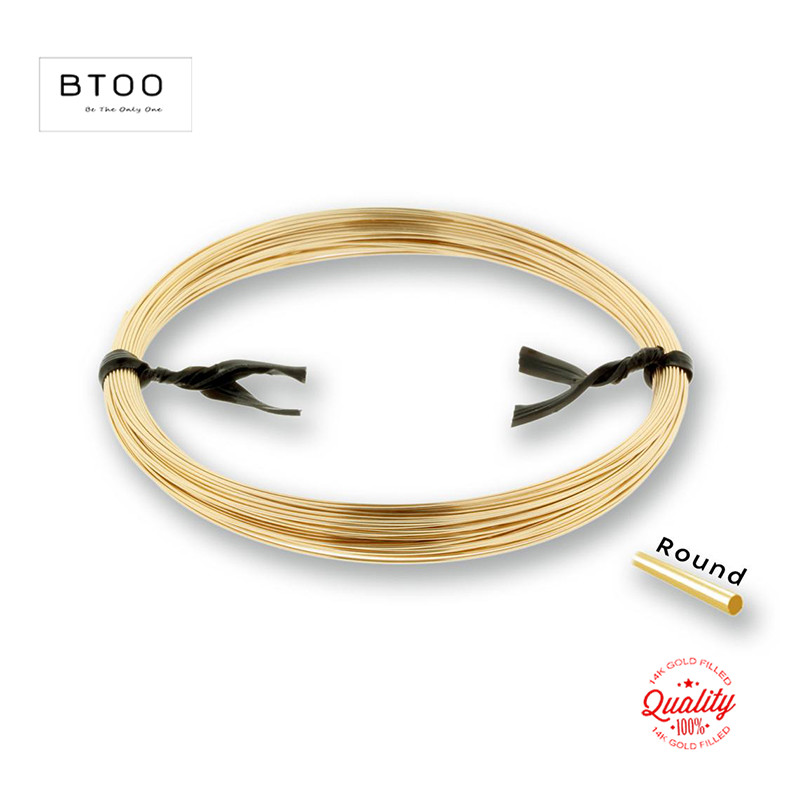 Jewelry Making Gold Wire - One Meter Half Hard/Dead Soft 14K