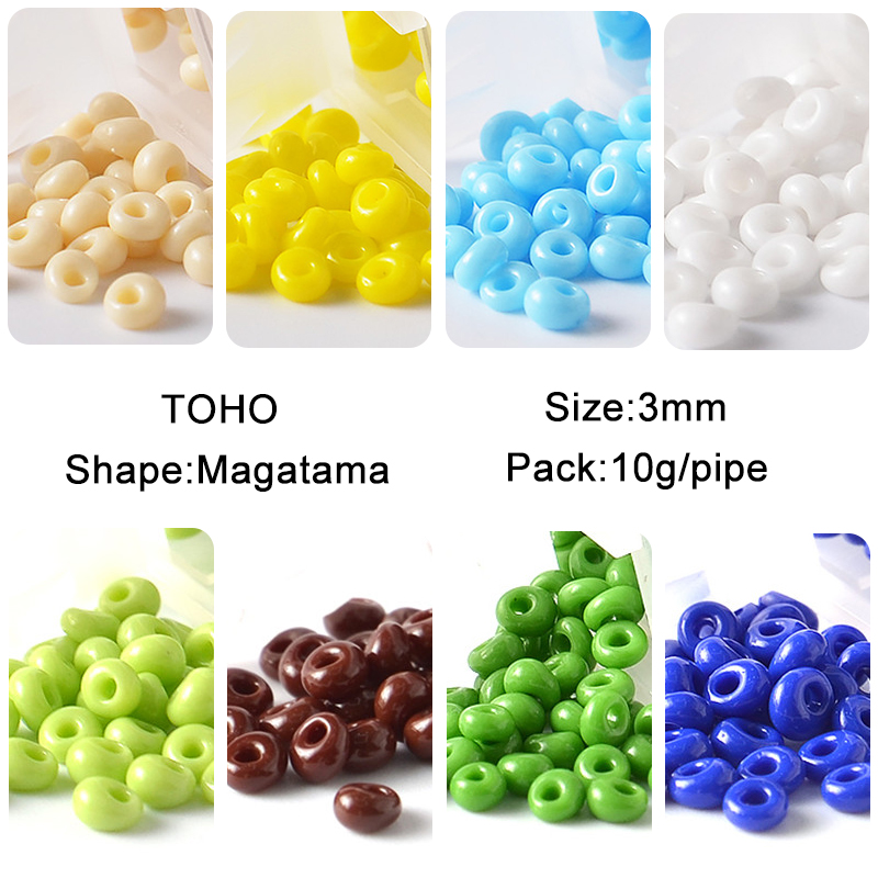 Jewelry Making Japan - 3mm Japan TOHO Beads Magatama Shape