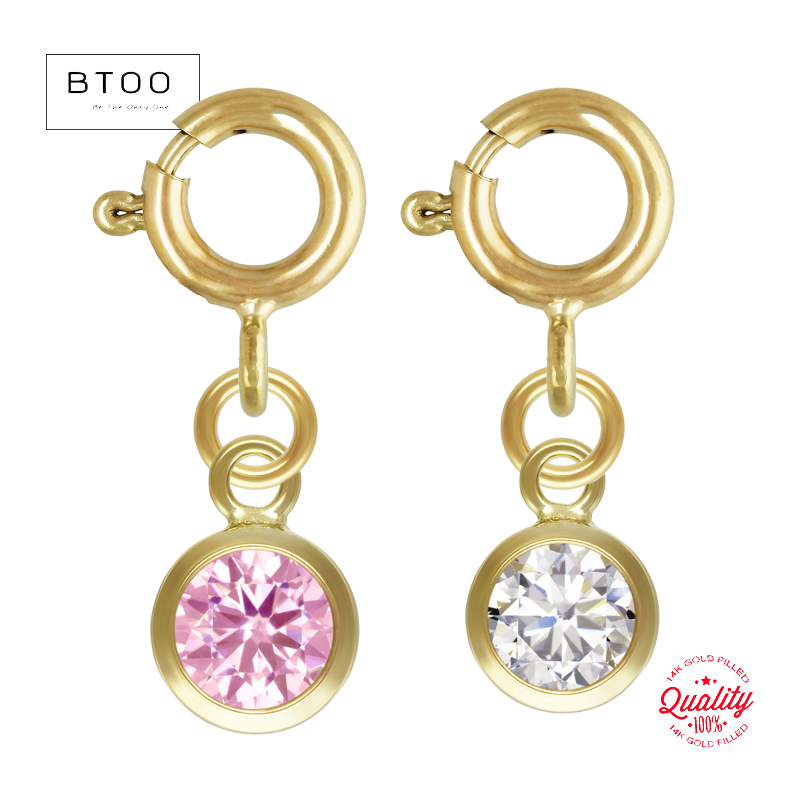 Jewelry Making Stones - 14K Gold Filled Spring Ring Clasps