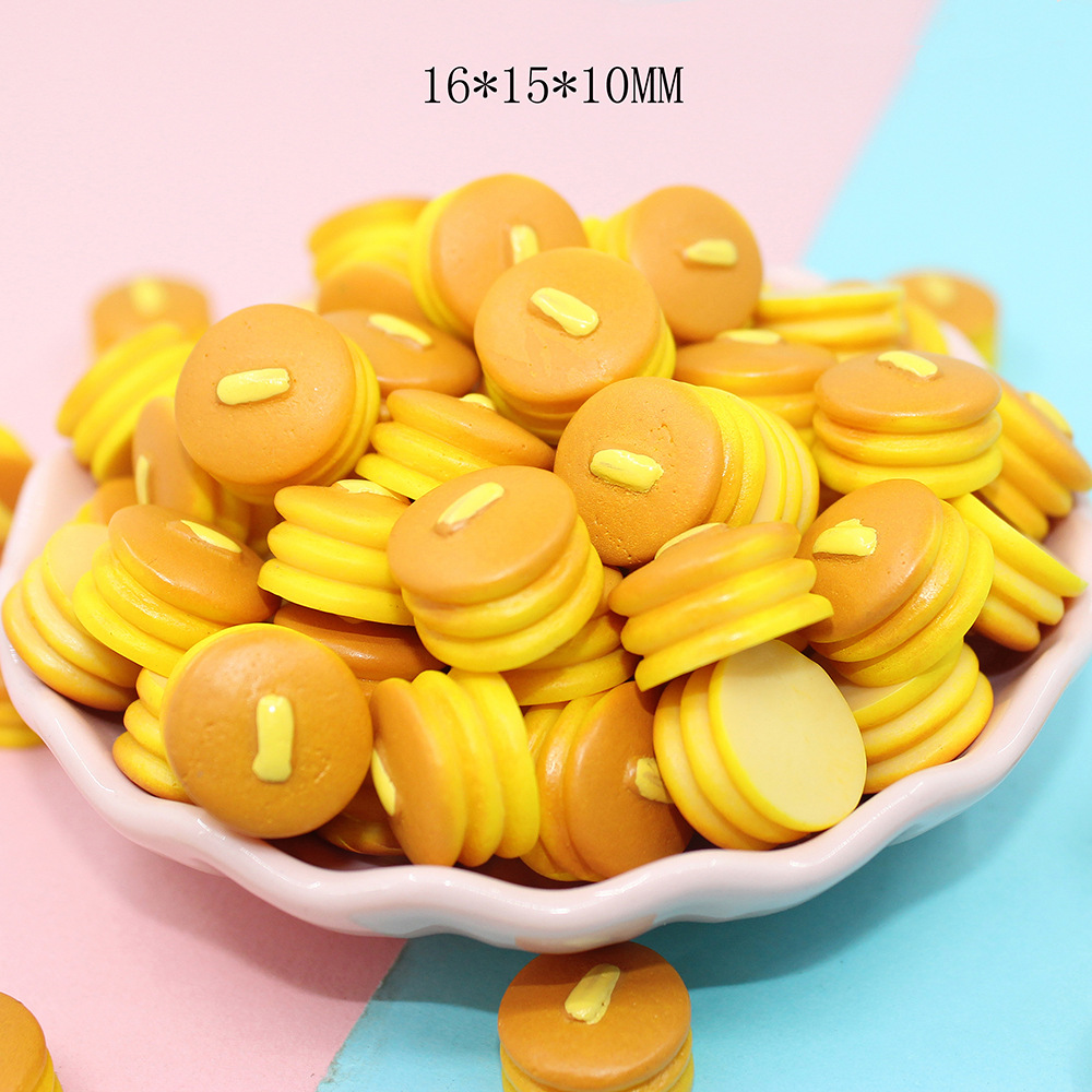 Jewelry Making Japan - 20Pcs Mini Play Toy Dorayaki Miniature