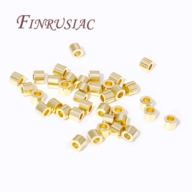 Crimp Bead Tube - 2.5*2mm Tube Beads For Jewelry 18K