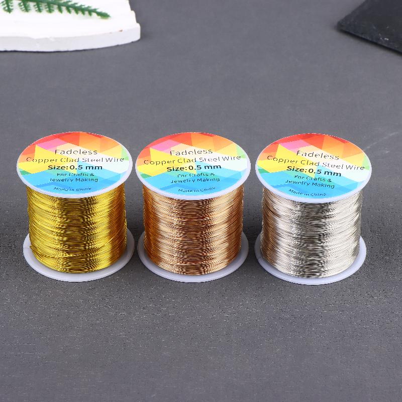 Jewelry Making With Copper Wire - 100m/328ft Fadeless Copper Clad Steel Wire