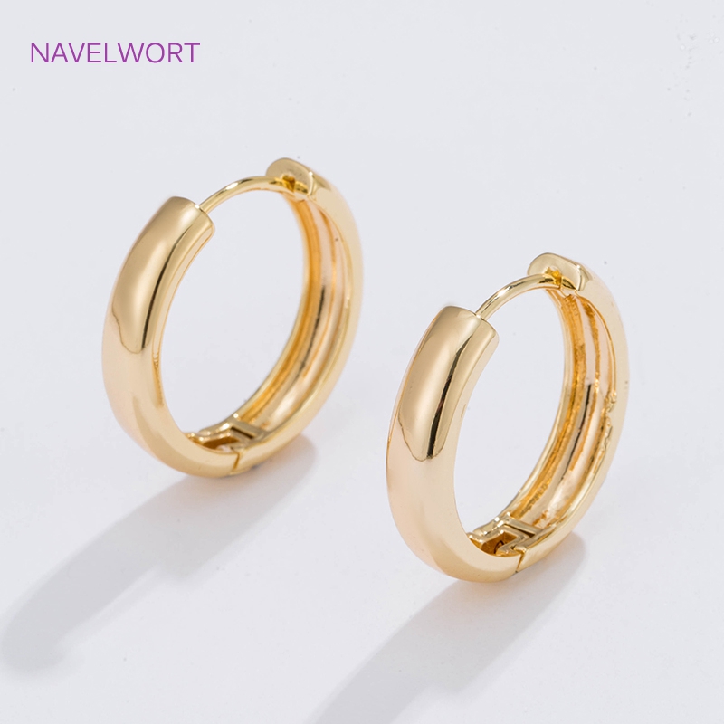 Jewelry Making Soldering Kit - 6 Sizes Gold Plated Circle Hoop