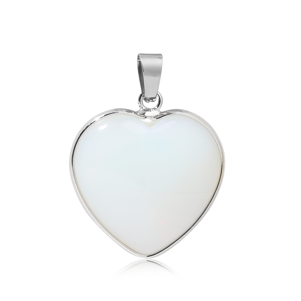 Jewelry Making Japan - Wholesale 1pc Assorted Heart Natural Stone
