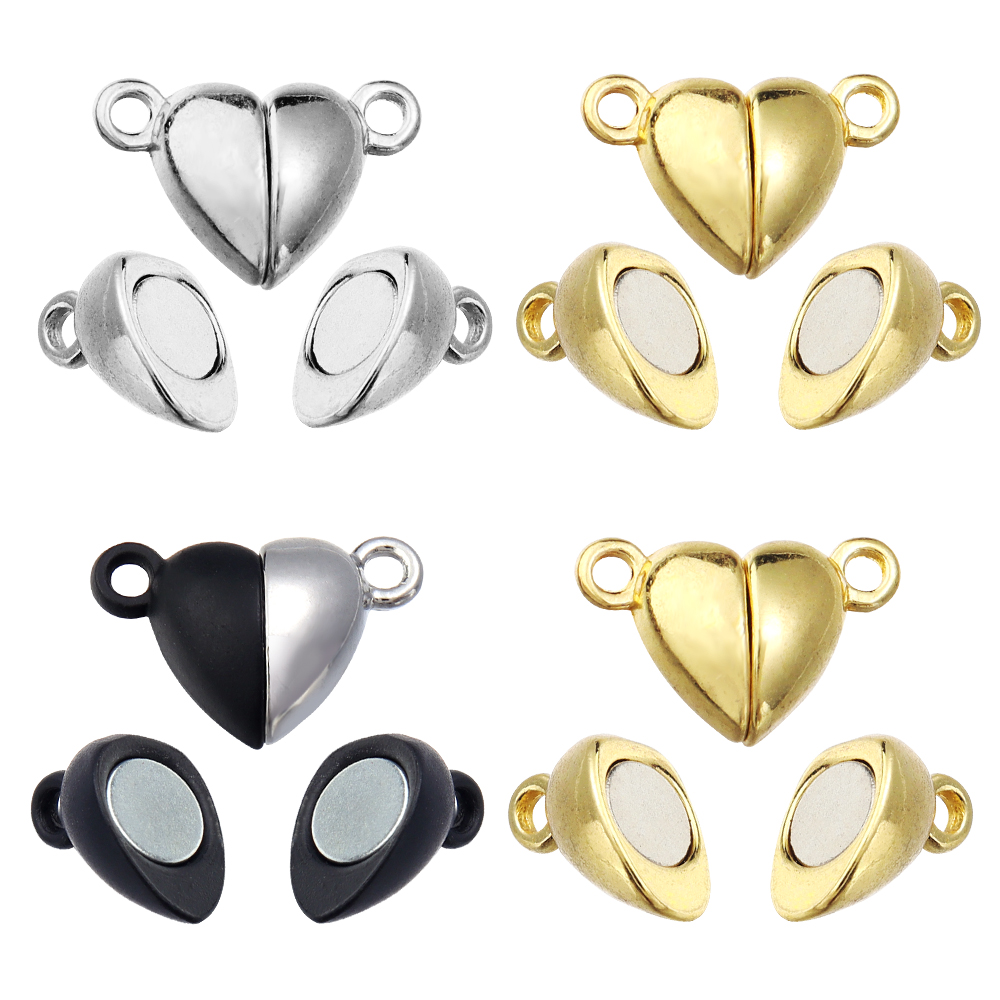 Jewelry Making Brass - 5pcs/Lot Alloy Love Heart Shaped Magnetic