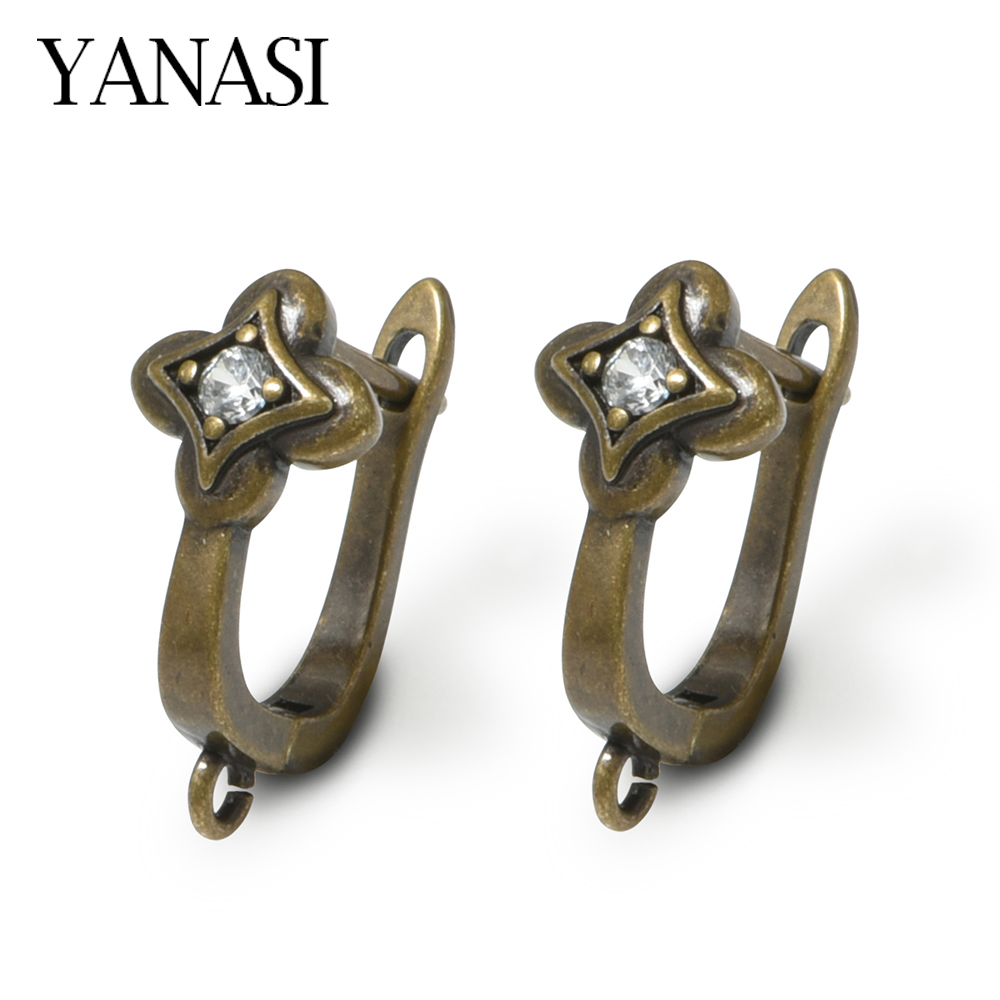Jewelry Making Brass - NEW 1 Pair Antique Bronze Brass