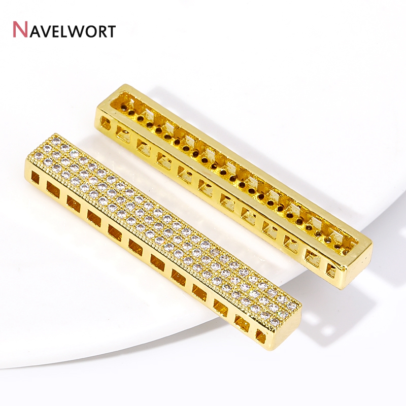 Jewelry Making Soldering Kit - 18K Gold Plated Diamond-Set Multiple Rows