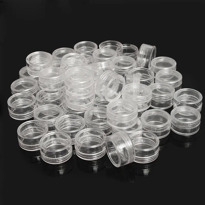 Jewelry Making Japan - 12Pcs 2.5ML Clear Plastic Jewelry Bead