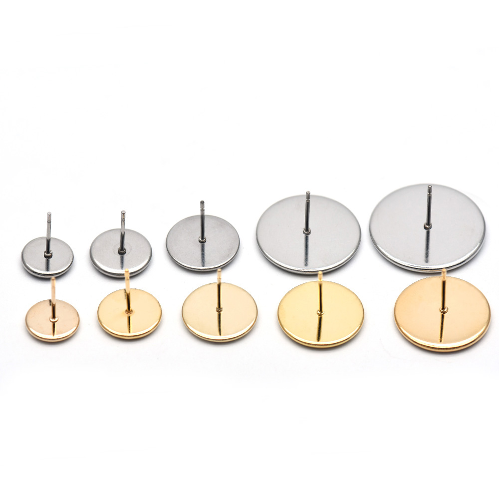 Jewelry Making Soldering Kit - 10pcs 316 Stainless Steel Blank Earring