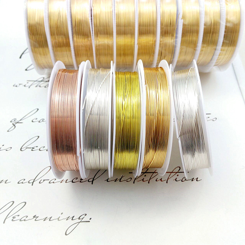 Jewelry Making With Copper Wire - Colorfast Silver/Gold/Rose gold Color Copper Wire