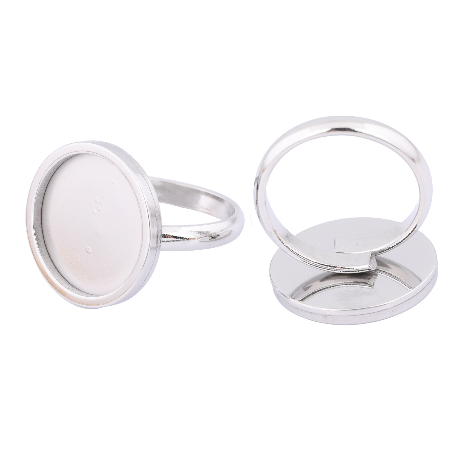 Jewelry Making Soldering Kit - 5pcs Stainless Steel Adjustable 16mm Cabochon