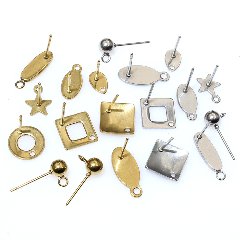 Jewelry Making Soldering Kit - 20pcs Stainless Steel Craft Earring Studs