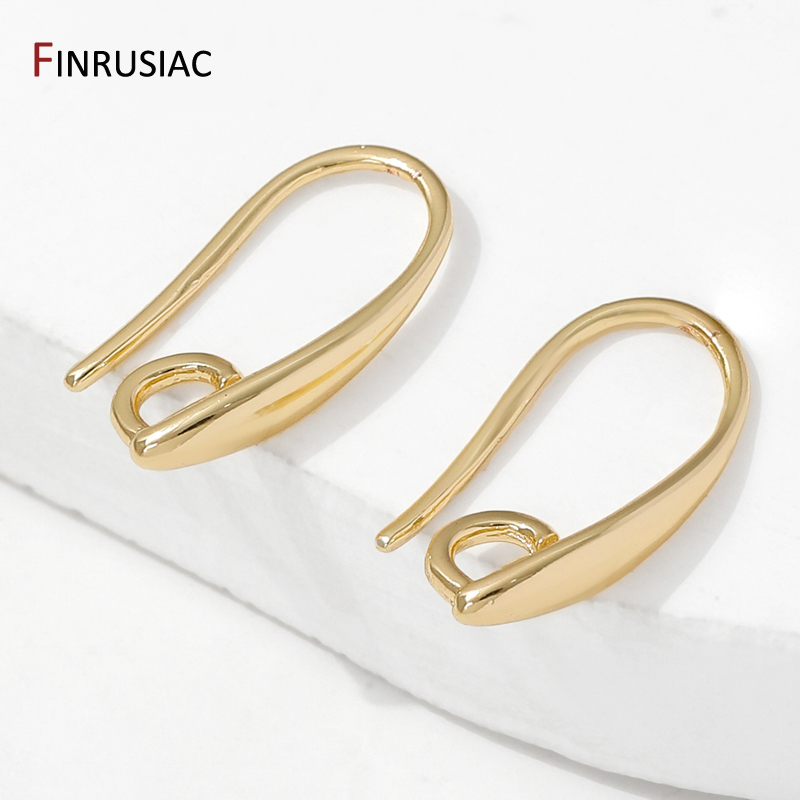 Jewelry Making Gold Wire - 14K Gold Plated Brass Smooth Earring