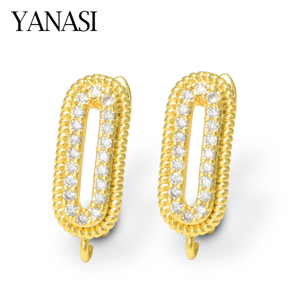Jewelry Making Brass - 1 Pair 18K Gold Plated Brass