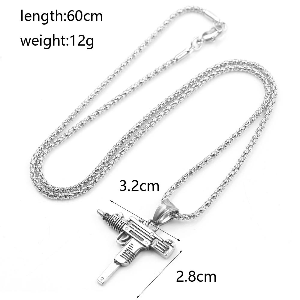 Punk Uzi Pistol Machine Gun Ne - Jewelry Making Equipment ulasan dan harga
