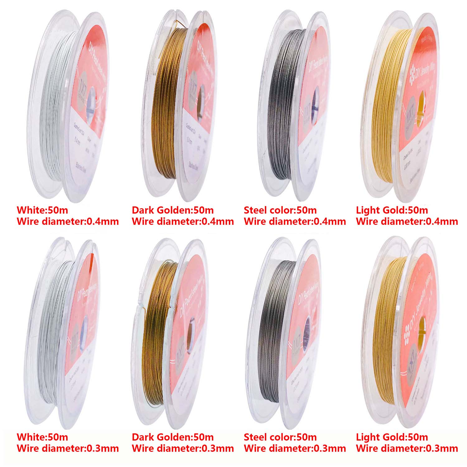 50m Stainless Steel Copper Wir - Jewelry Making With Copper Wire ulasan dan harga