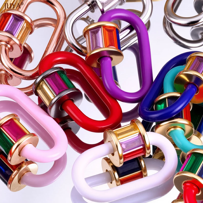 JUYA Rainbow Crystal Enamel Sc - Jewelry Making Material ulasan dan harga