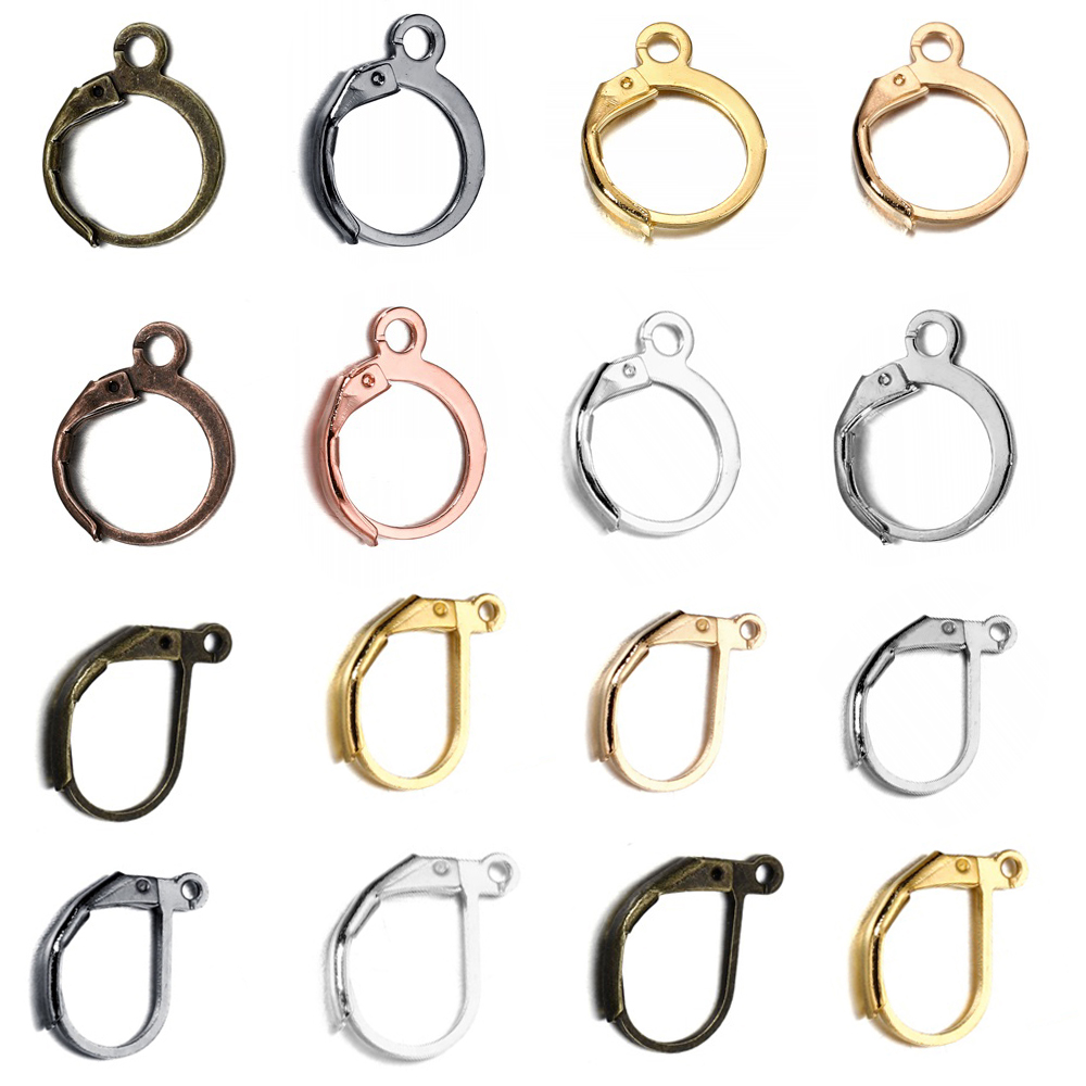 50pcs/lot Gold Color French Le - Jewelry Making With Copper Wire ulasan dan harga