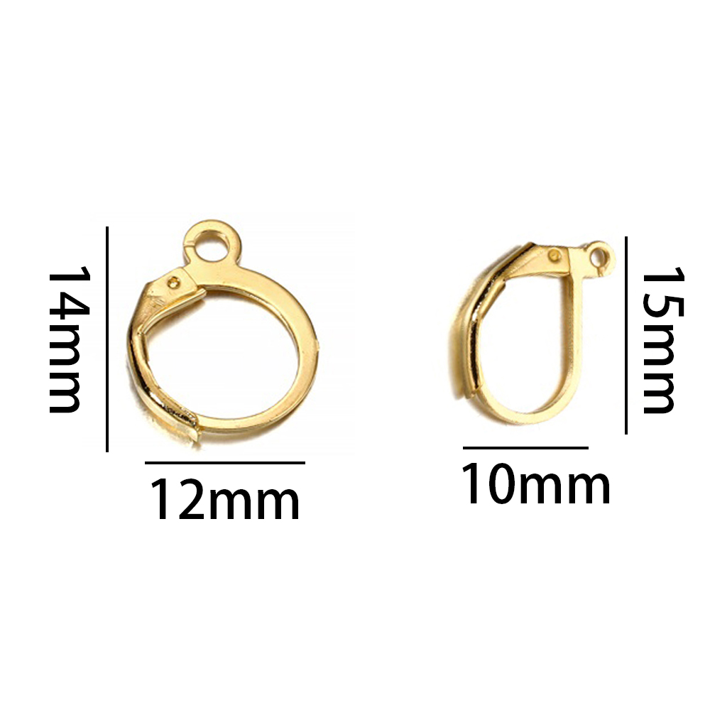 50pcs/lot Gold Color French Le - Jewelry Making With Copper Wire ulasan dan harga