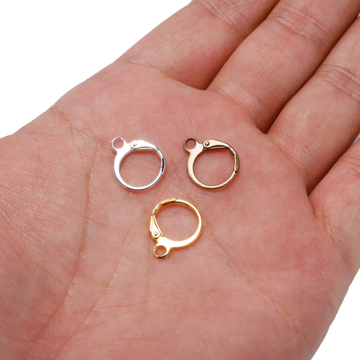 50pcs/lot Gold Color French Le - Jewelry Making With Copper Wire ulasan dan harga