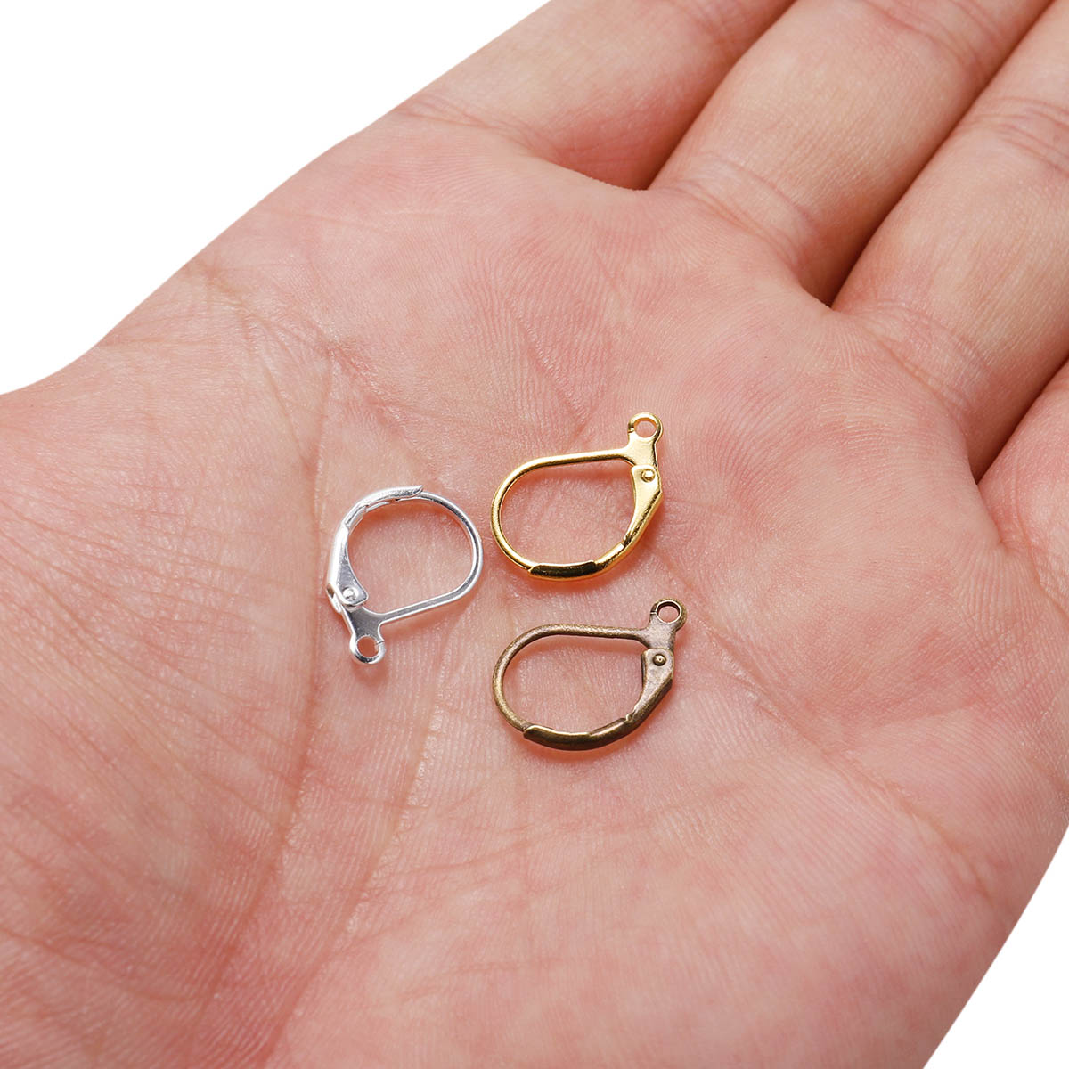 50pcs/lot Gold Color French Le - Jewelry Making With Copper Wire ulasan dan harga