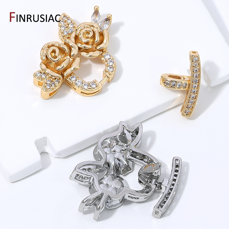14K Gold Plated Brass Zircon F - Jewelry Making Brass ulasan dan harga