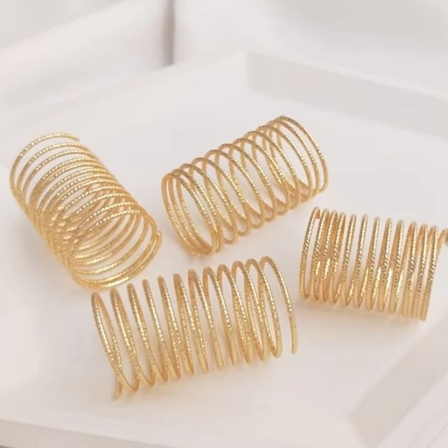 14K Plated Gold Batch Flower C - Jewelry Making With Copper Wire ulasan dan harga