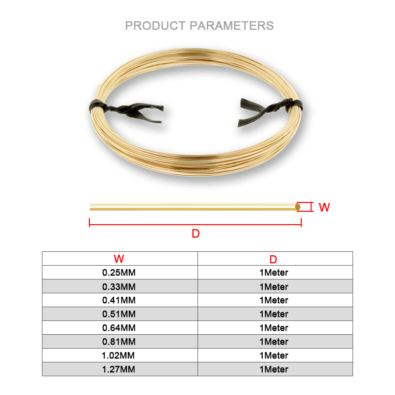 One Meter Half Hard/Dead Soft  - Jewelry Making Gold Wire ulasan dan harga