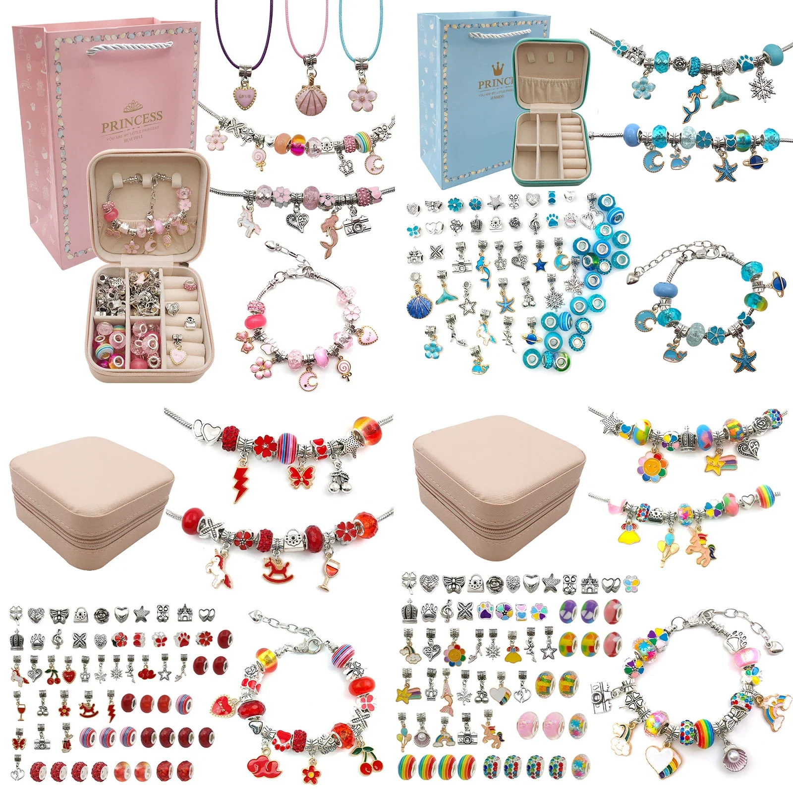 Charm Bracelet Making Kit for  - Jewelry Making Kit For Kids ulasan dan harga
