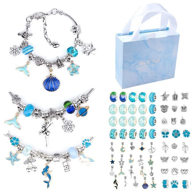 Charm Bracelet Making Kit for  - Jewelry Making Kit For Kids ulasan dan harga