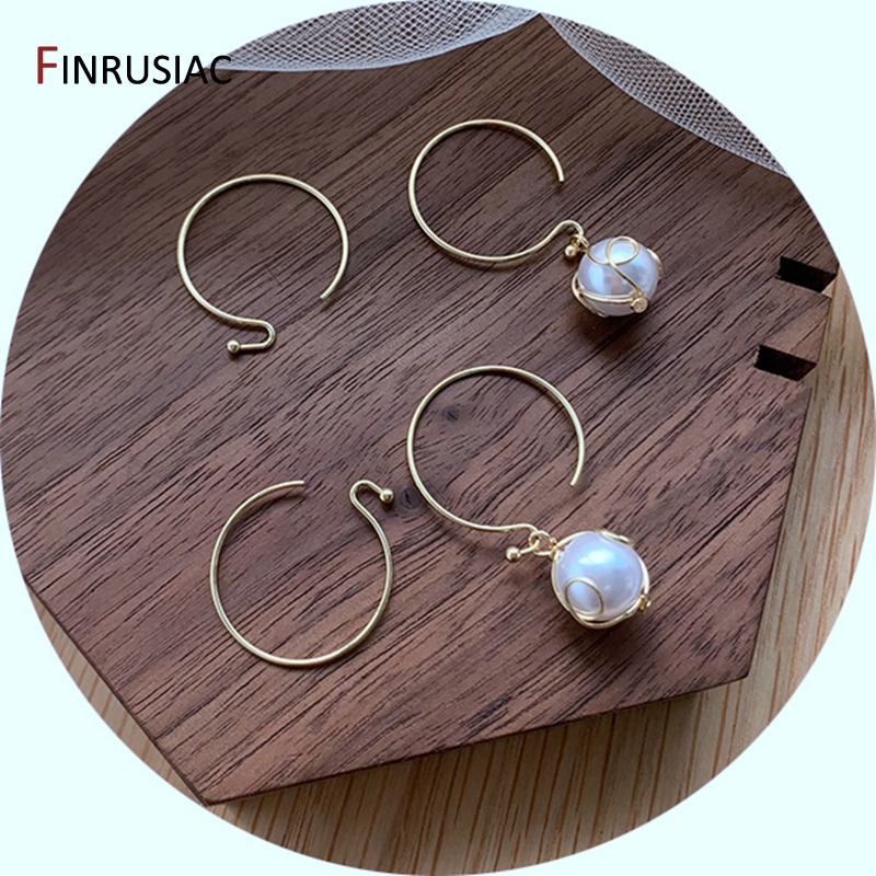 14K Gold Plated Hoop Earring H - Jewelry Making With Copper Wire ulasan dan harga