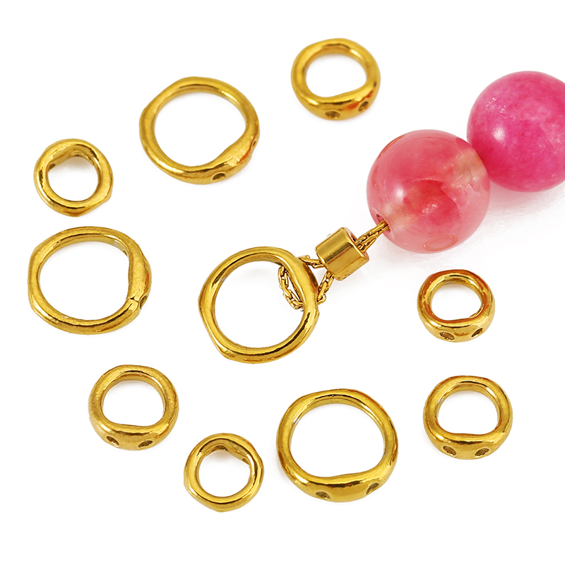 30pcs 5/6/8mm Stainless Steel  - Jewelry Making Essentials ulasan dan harga