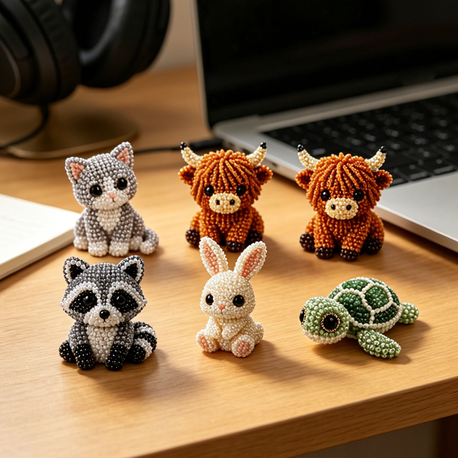 Mini 3D Animal Bead Kit Cute B - Jewelry Making Kit For Kids ulasan dan harga