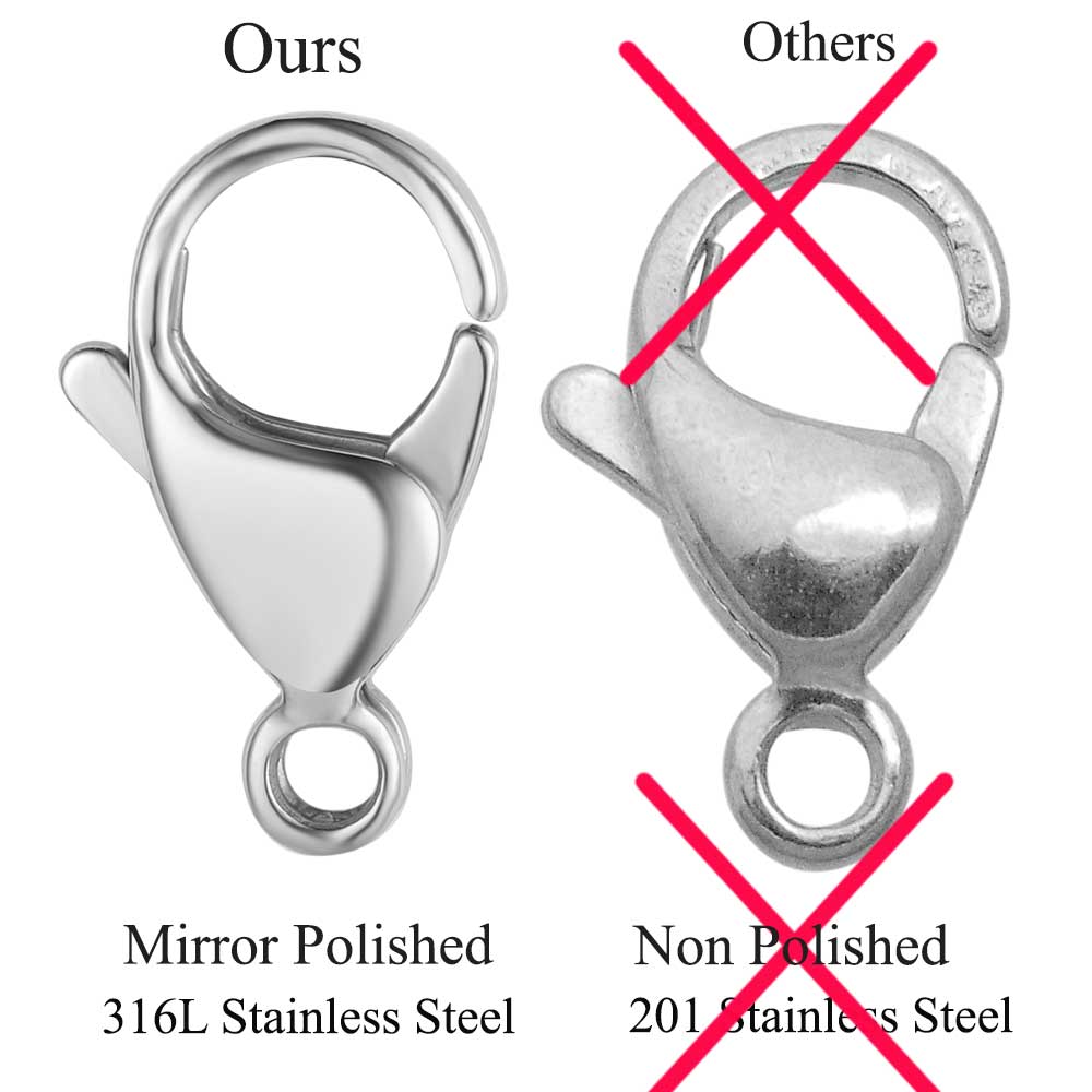 20/30/40 316L Stainless Steel  - Jewelry Making Metals ulasan dan harga