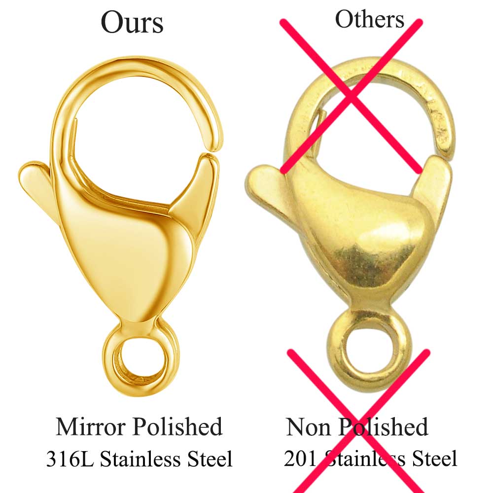 20/30/40 316L Stainless Steel  - Jewelry Making Metals ulasan dan harga