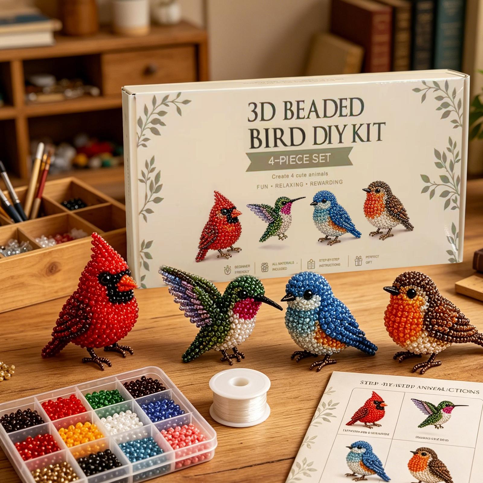 Cute Bird & Animal Beading Cra - Jewelry Making Desk ulasan dan harga