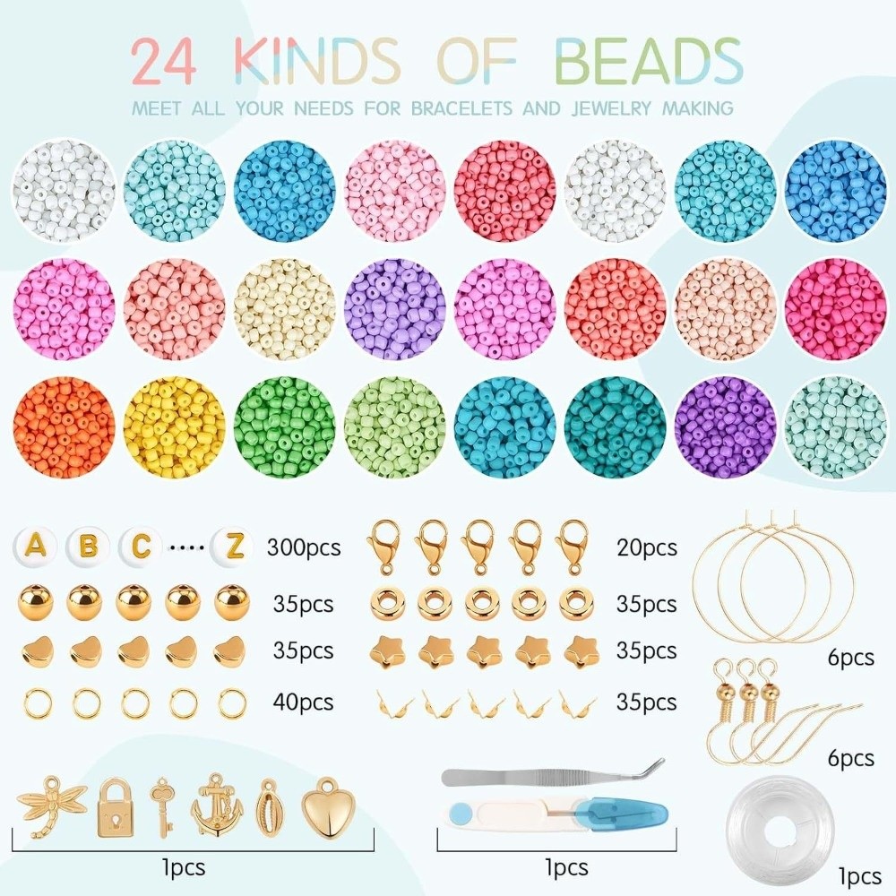28+2Grid Jewelry Making DIY Br - Jewelry Making Kit For Kids ulasan dan harga