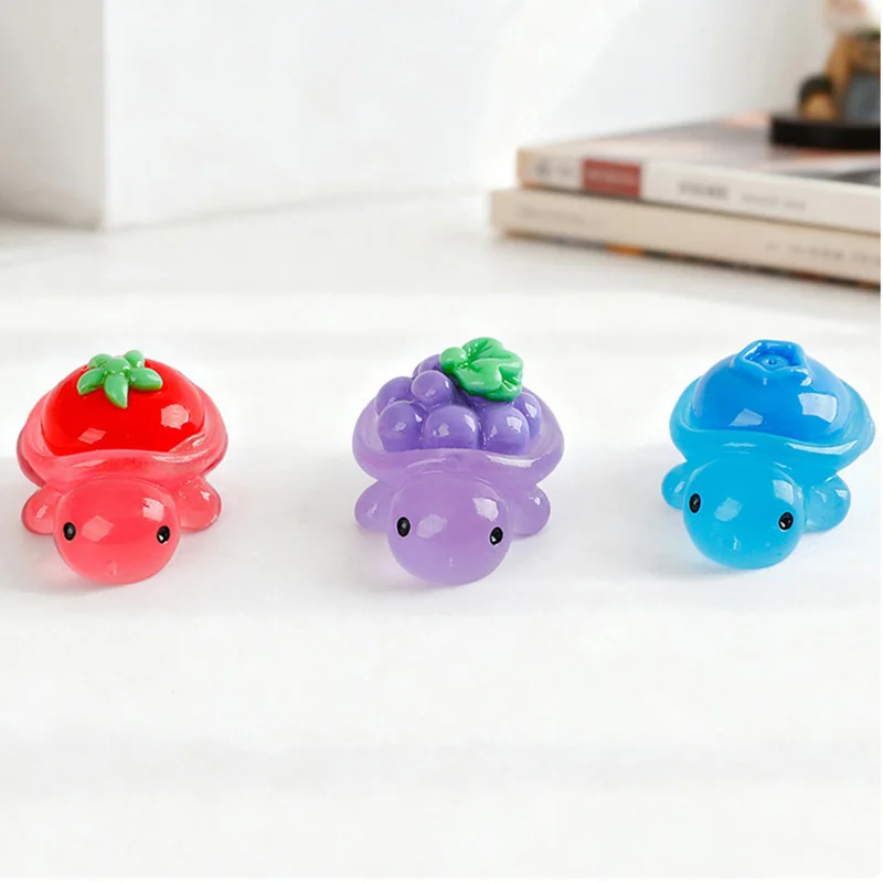 Glow in The Dark Fruit Turtle  - Jewelry Making Desk ulasan dan harga