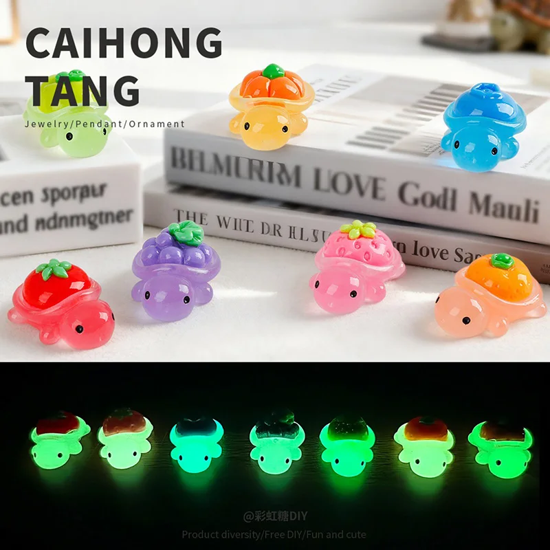 Glow in The Dark Fruit Turtle  - Jewelry Making Desk ulasan dan harga