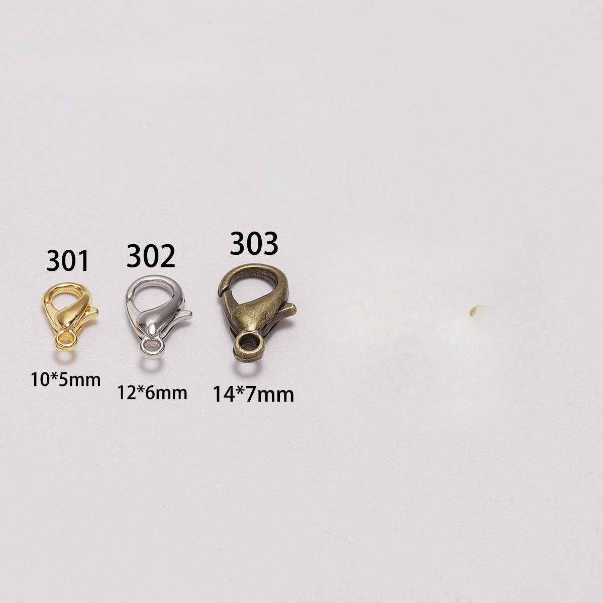 100pcs 9 12 14mm Zinc Alloy Lo - Jewelry Making Brass ulasan dan harga