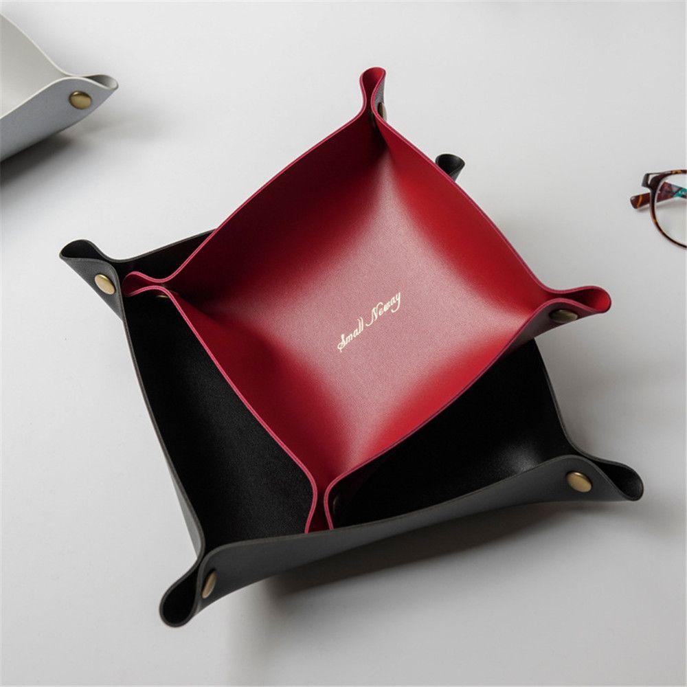 Desktop Storage Tray Leather K - Jewelry Making Desk ulasan dan harga