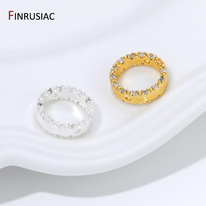 18K Gold Plated Brass Zircon R - Jewelry Making Equipment ulasan dan harga