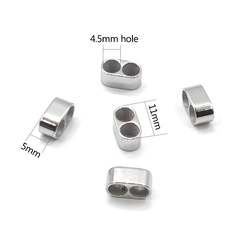 4Pcs Stainless Steel Beads Spa - Jewelry Making Equipment ulasan dan harga