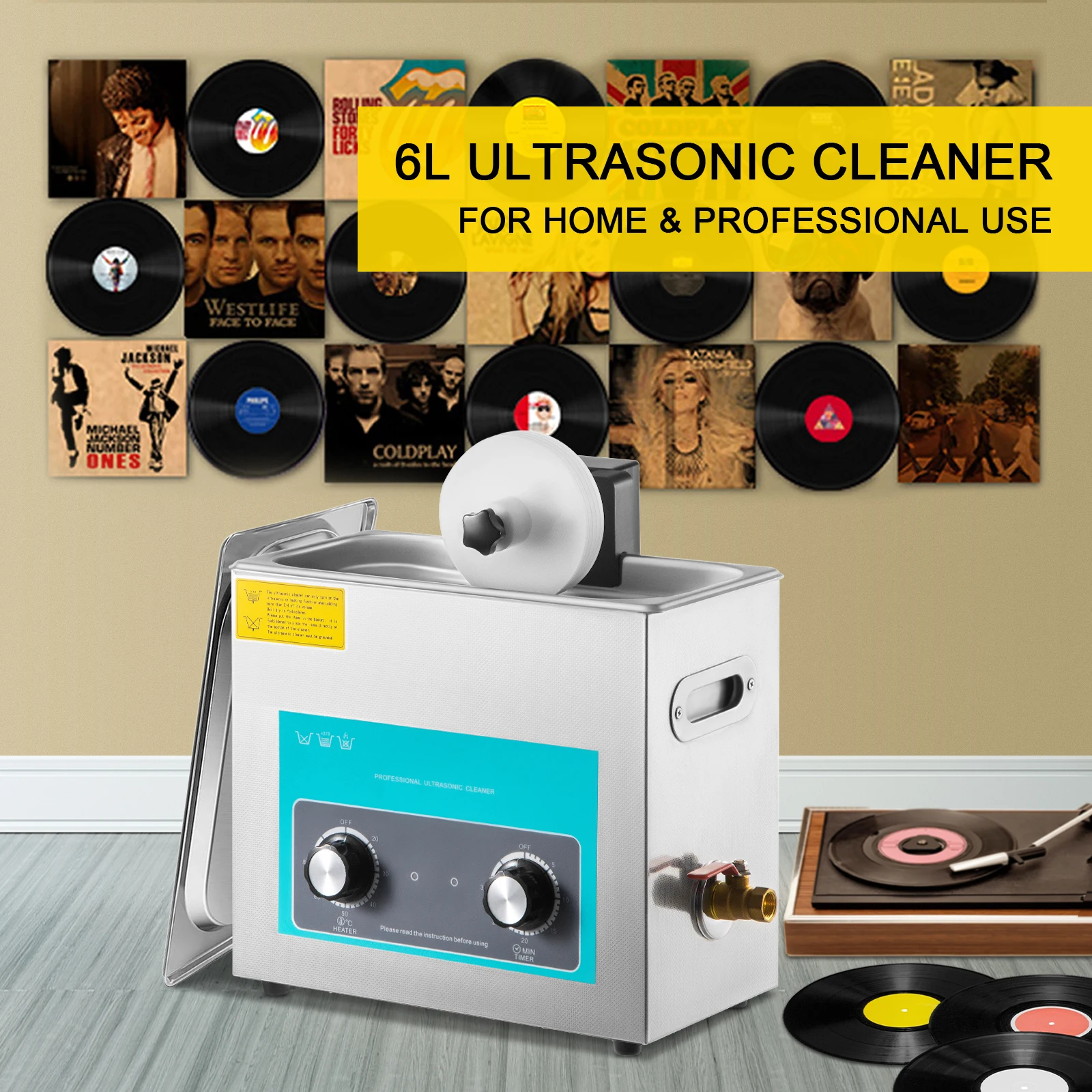 SIHAO 6L Vinyl Record Cleaner  - Jewelry Making Equipment ulasan dan harga