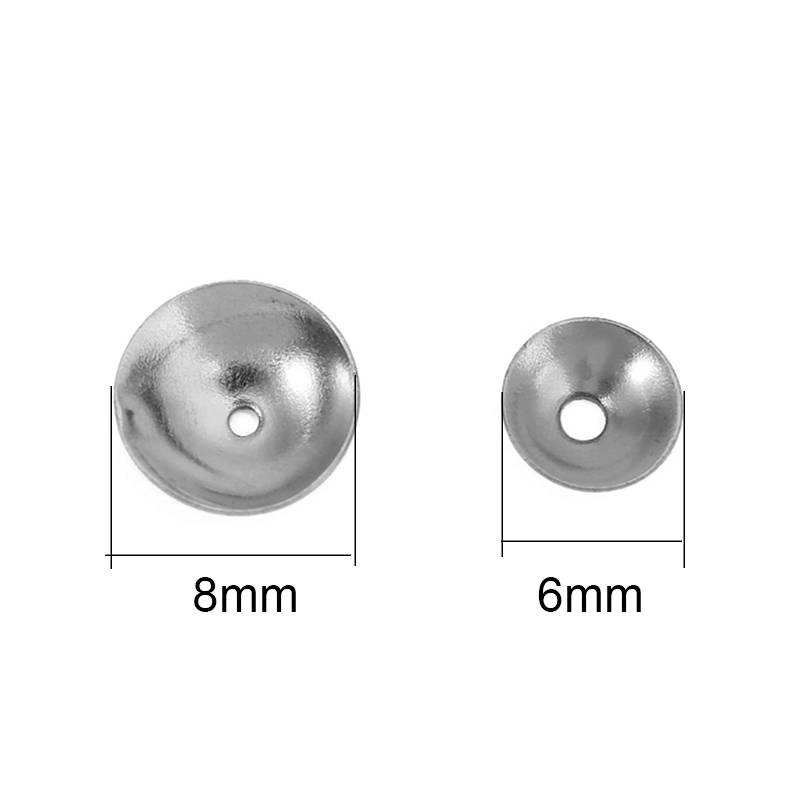 30pcs Never Fade 6mm 8mm Stain - Jewelry Making Equipment ulasan dan harga