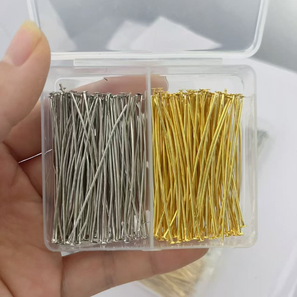 200pcs 30/40/50mm Iron-headed  - Jewelry Making Essentials ulasan dan harga