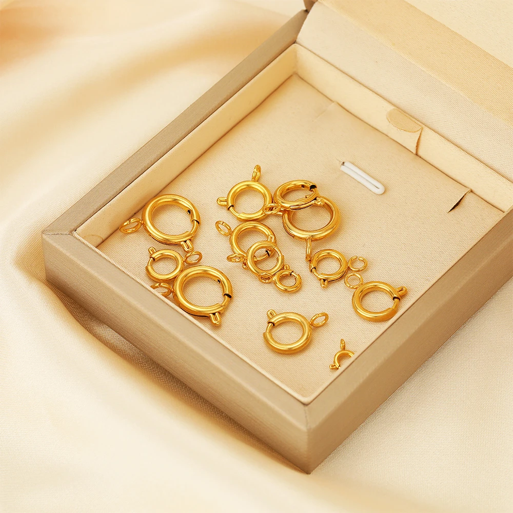 10pcs Stainless Steel Spring R - Jewelry Making Material ulasan dan harga