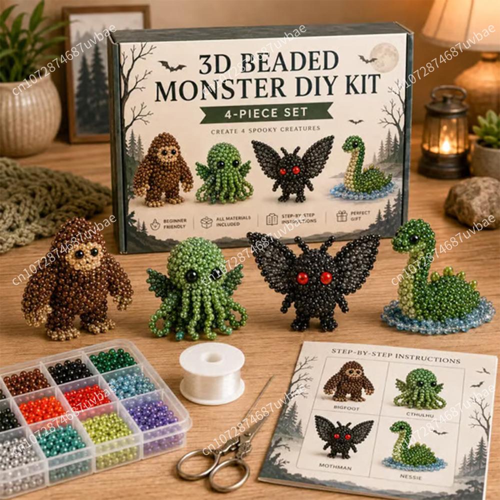 Mini 3D Animal Bead Crafting S - Jewelry Making Kit For Kids ulasan dan harga