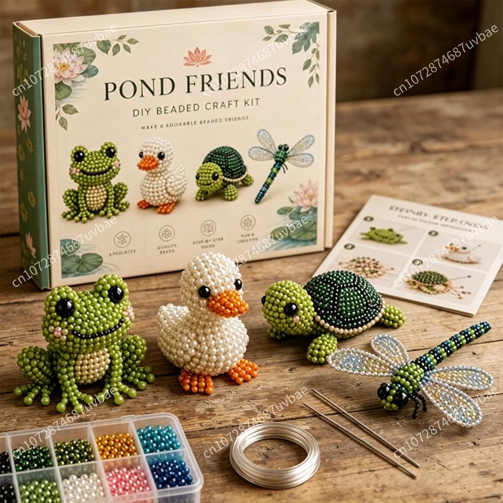Mini 3D Animal Bead Crafting S - Jewelry Making Kit For Kids ulasan dan harga