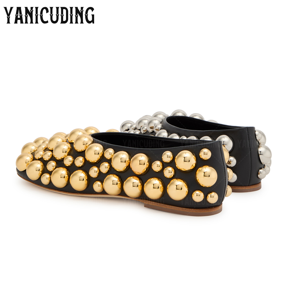 Metallic Stud-Embellished Ball - Jewelry Making Metals ulasan dan harga